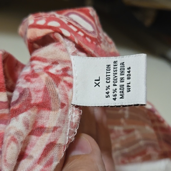 Style & Co Sport top. 2 layers. Pretty color. With rhinestones (crystal & pink) - Picture 6 of 7